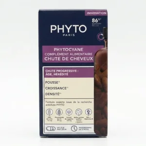 کپسول ضد ریزش موی هورمونی و ارثی «اورجینال» فیتوسیان فیتو ۸۴ عددی | Phyto Phytocyane Progressive Hair Loss Supplement