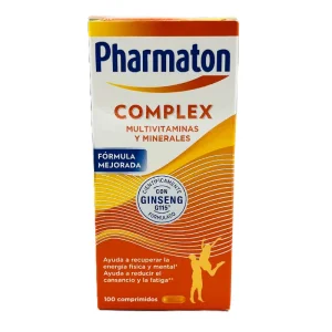 مولتی ویتامین فارماتون کامپلکس «اورجینال» اسپانیا ۱۰۰ عددی | Pharmaton Complex with Ginseng G115