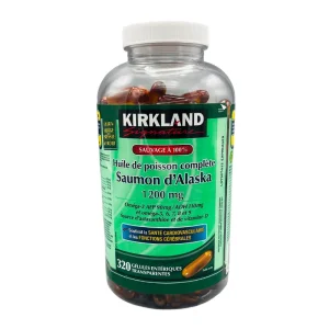 کپسول روغن ماهی امگا ۳ فوق غلیظ کرکلند سیگنچر «اورجینال» ۳۲۰ عددی | Kirkland Signature Super Concentrate Omega-3 Fish Oil 1200 mg