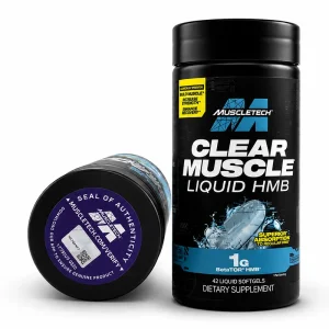 کپسول HMB اچ ام بی ساف ژل کلیر ماسل «اورجینال» برند ماسل‌تک ۴۲ عددی MuscleTech Clear Muscle Liquid HMB