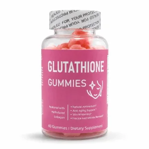 پاستیل جویدنی گلوتاتیون و کلاژن هیدرولیز شده «اورجینال» ۶۰ عددی | Glutathione Gummies with Hydrolyzed Collagen