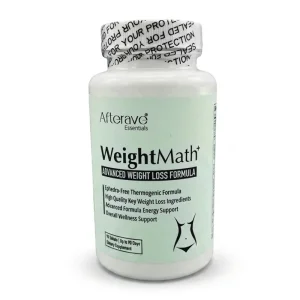 قرص چربی‌سوز و کاهش وزن ویت‌مث افتر‌یو ۹۰ عددی | Afterave Essentials WeightMath+ Advanced Weight Loss Formula 90 Tabs