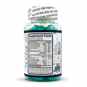 پاستیل تقویتی بیوتین، کلاژن و کراتین «اورجینال» ۶۰ عددی | Biyode Biotin Collagen Keratin 60 Gummies