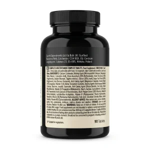 مکمل مولتی‌ ویتامین 90 عددی (30 سروینگ) برند بالک Bulk Complete Multivitamin Complex | اورجینال