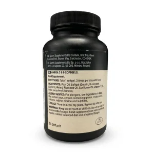 مکمل امگا 3 6 9 سافت‌ ژل 90 عددی برند بالک Bulk | حاوی روغن ماهی، بذر کتان و آفتابگردان | اورجینال