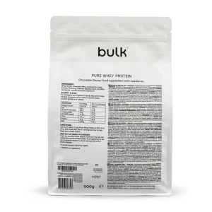 مکمل پروتئین وی کیسه ای 900 گرم برند بالک (29 سروینگ) Bulk  Pure Whey Protein | اورجینال