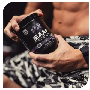 مکمل پودر  آمینو اسید EAA پلاس پلاتینیوم 387گرمی برند ماسل تکMuscleTech Platinum 100% EAA+ | اورجینال