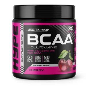 مکمل بی سی ای ای پلاس گلوتامین 300 گرمی 30سروینگ برند هایپ Hype BCAA + Glutamine | اورجینال