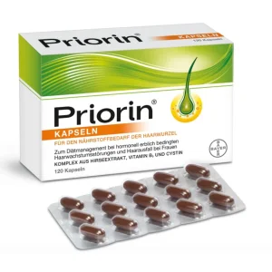 کپسول پریورین 120 عددی اورجینال Priorin برای ریزش مو