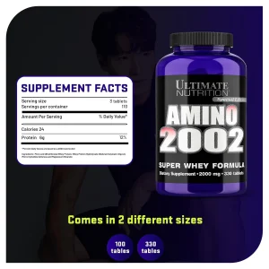 قرص آمینو 2002 آلتیمیت نوتریشن | ULTIMATE NUTRITION AMINO 2002  | اورجینال