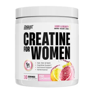 کراتین مخصوص بانوان ناترکس ریسرچ 314.9 گرمی 30 سروینگ Creatine For Women با کلاژن و آمینواسیدها | اورجینال