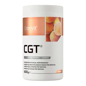 پودر CGT استروویت کراتین + گلوتامین + تورین 600 گرمی 30 سروینگ برند OstroVit  | اورجینال
