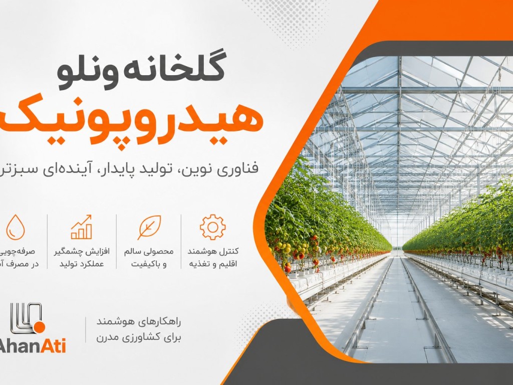 گلخانه ونلو هیدروپونیک؛ فناوری نوین تولید محصولات کشاورزی با حداکثر بهره‌وری