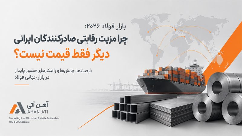 بازار فولاد ۲۰۲۶ | فرصت‌ها و چالش‌های صادرات فولاد ایران