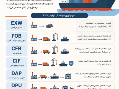 راهنمای کامل اینکوترمز 2020 برای واردکنندگان فولاد