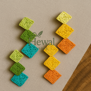 گوشواره رنگی