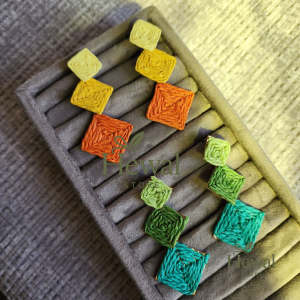 گوشواره سه عددی لوزی