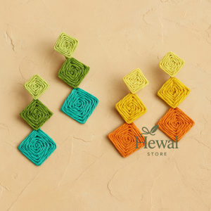 گوشواره رنگی پینترسی