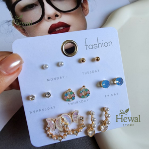 پک گوشواره روزهای هفته