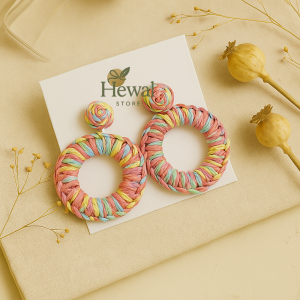 گوشواره پینترسی حصیری