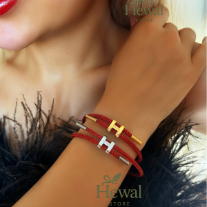 دستبند چرمی هرمس