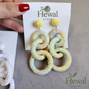 گوشواره زنانه حصیری