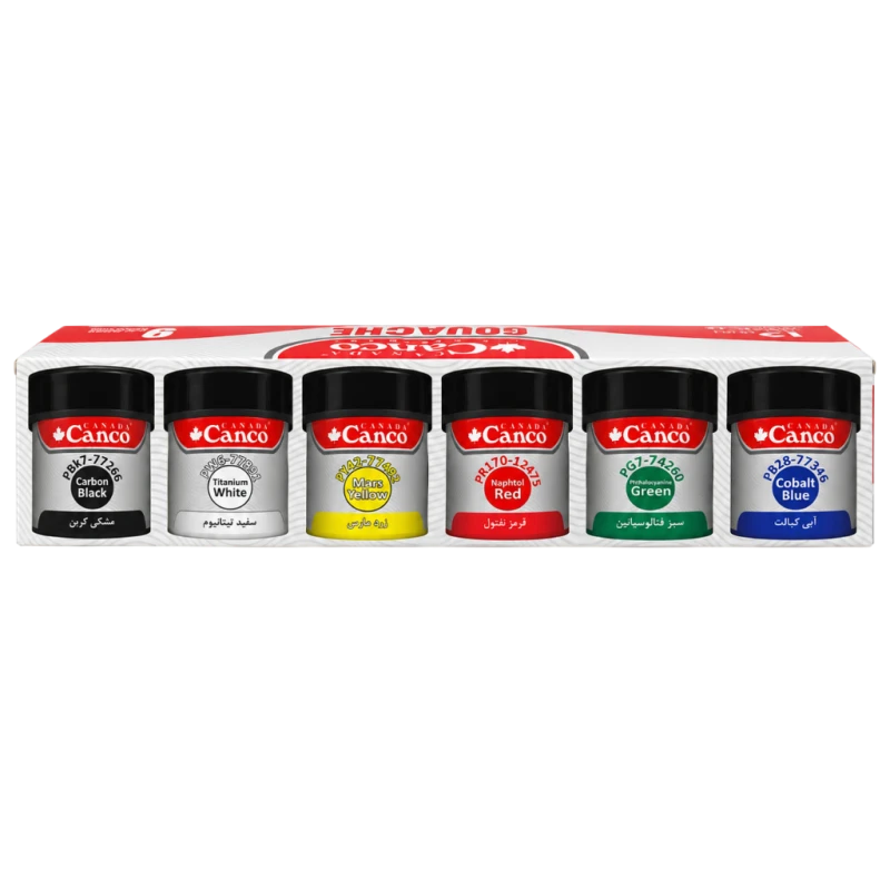 گواش 6 رنگ Canco semi pro