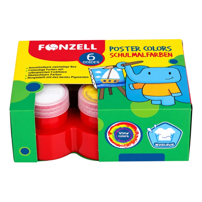 گواش 6 رنگ Kids 685077(fonzel)