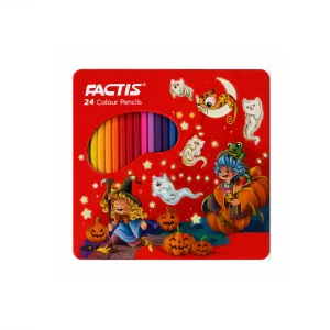 مداد رنگی 24 رنگ فلزی Factis
