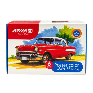 گواش 6 رنگ آریا کد 4021
