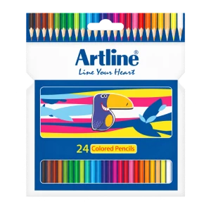 مدادرنگی 24 رنگ جعبه مقوایی Artline