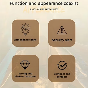 چراغ کمپینگ و لامپ شارژی هشدار قابل حمل