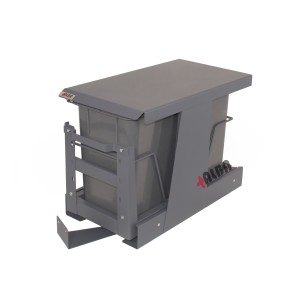 سطل زباله دو مخزنه ریل کف متوسط ساﭼمه ایs1008 البا ALBA