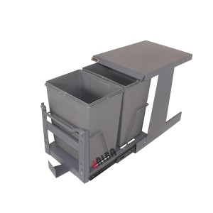 سطل زباله دو مخزنه ریل ﮐف متوسط ﺗاندم s1009