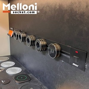 پریز توکار ریلی  حرفه ایی ملونی کد 10070-600     10070-800    400-10070