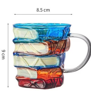 ماگ بلوری طرح کتاب