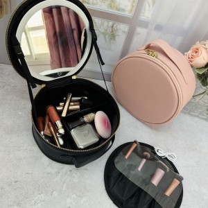 کیف لوازم آرایش مسافرتی دایره ای