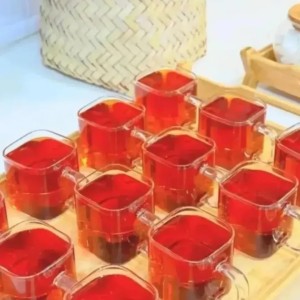 لیوان دسته‌دار پیرکس دلی سوگا مدل مستطیلی