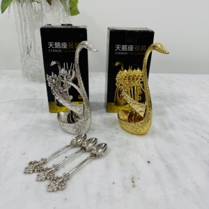 قاشق چای خوری طرح قو