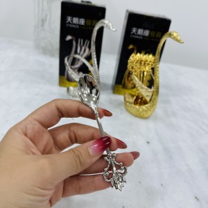قاشق چای خوری طرح قو