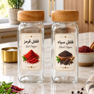 لیبل ادویه سه بعدی