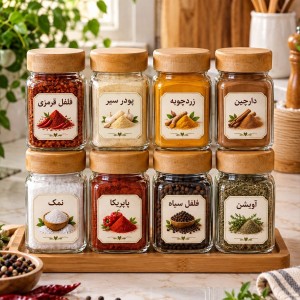 لیبل ادویه سه بعدی