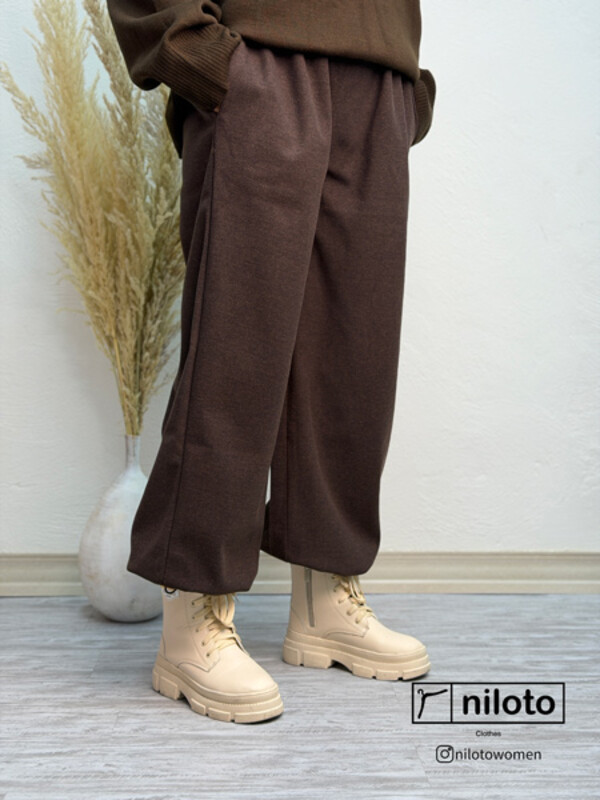 شلوار فوتر جاگر زنانه گرم و راحت (16400)