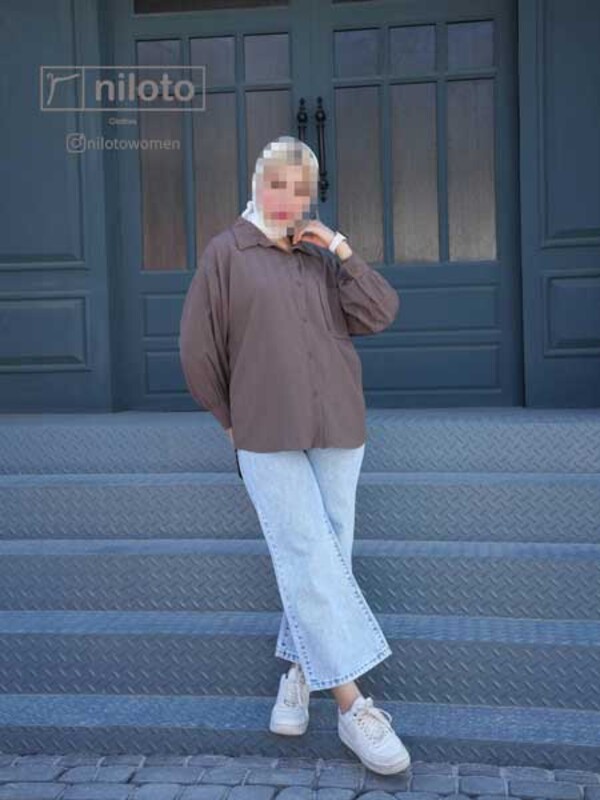 شومیز مانتویی سه خط (2907)