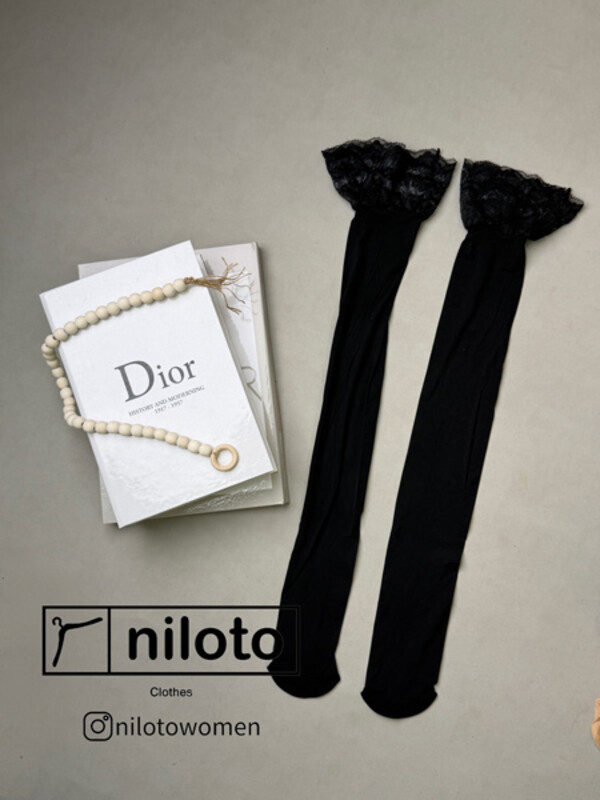 جوراب بادکنکی بالای زانو گیپوردار (09050)