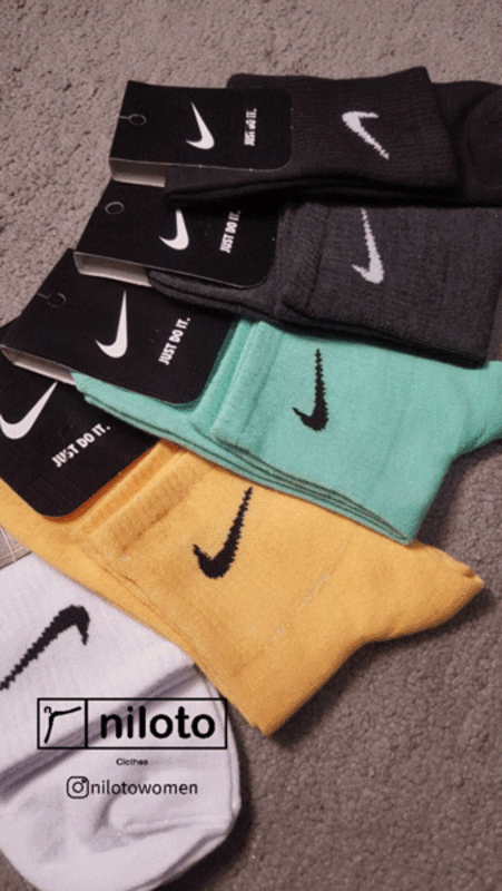 جوراب نیم ساق طرح نایک کد سه (101203)