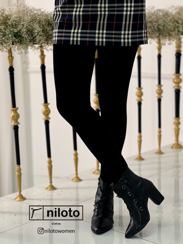 جوراب شلواری ضخیم مشکی(09400)