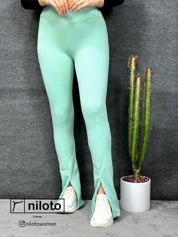 لگ‌ کبریتی جلو چاک دار سبز پاستیلی(01522)