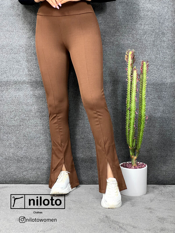 لگ‌ کبریتی جلو چاک دار شکلاتی(01543)