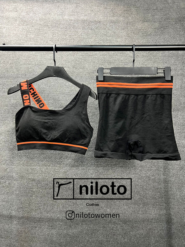 ست نیم تنه شورتک سیملس(08115)